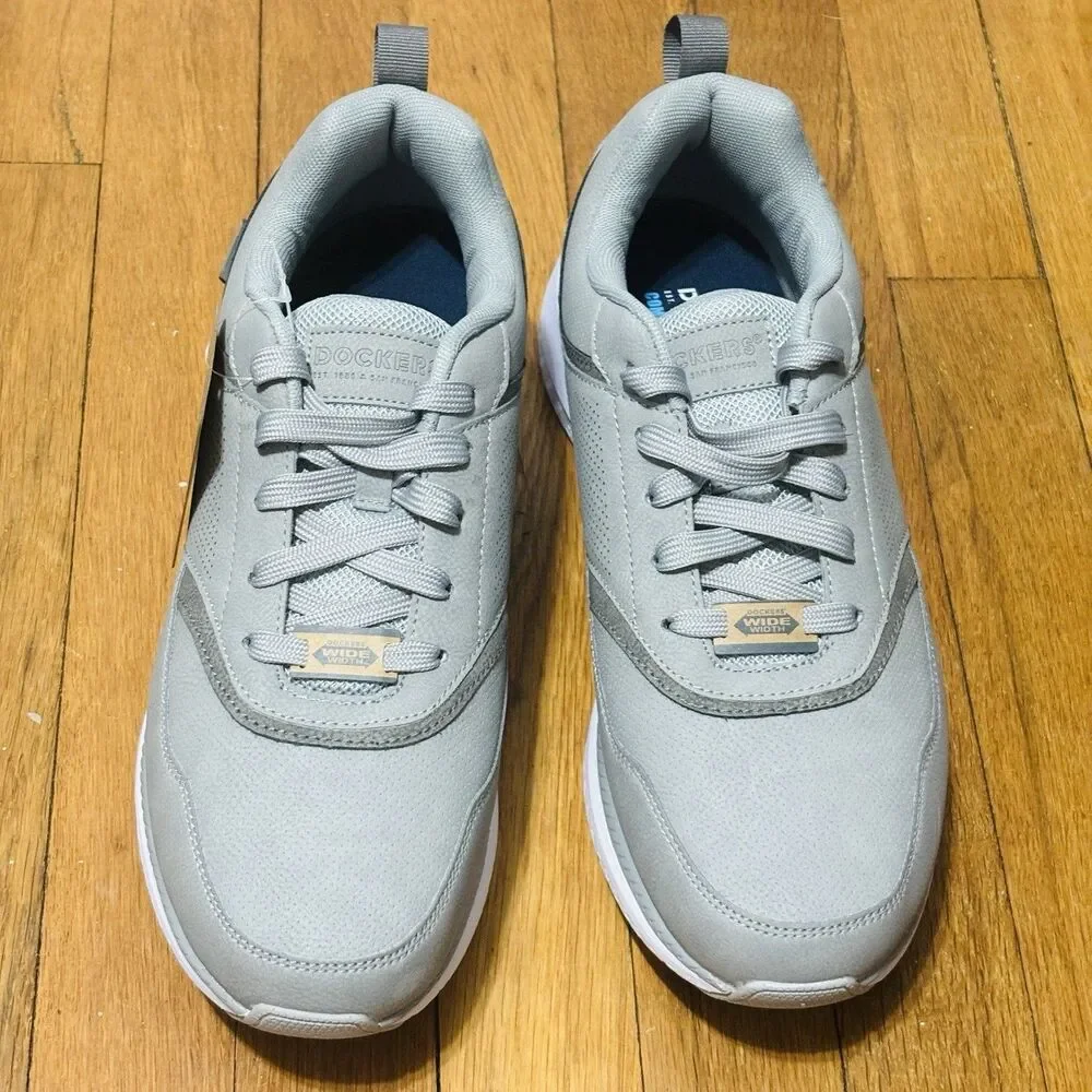 Men's Casual Dockers Sneakers Gray Sz 10.5W Comfort Walking